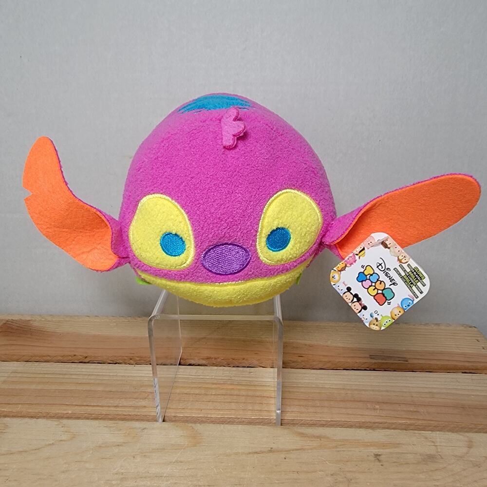 Disney Tsum Tsum Neon Stitch Collectible Plush NWT